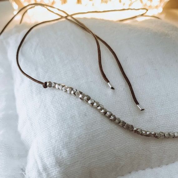 Nylon thread necklace deals