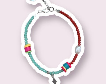 Summer bracelet for Women, Crystal Beads, colorful ceramic beads, 925 silver beads and charms, freshwater pearls.