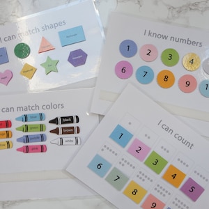 Preschool Learning Binder, Pre K Learning Binder, Toddler Busy Binder, Activity Binder, Interactive Learning Binder, Homeschool, Ages 3-5