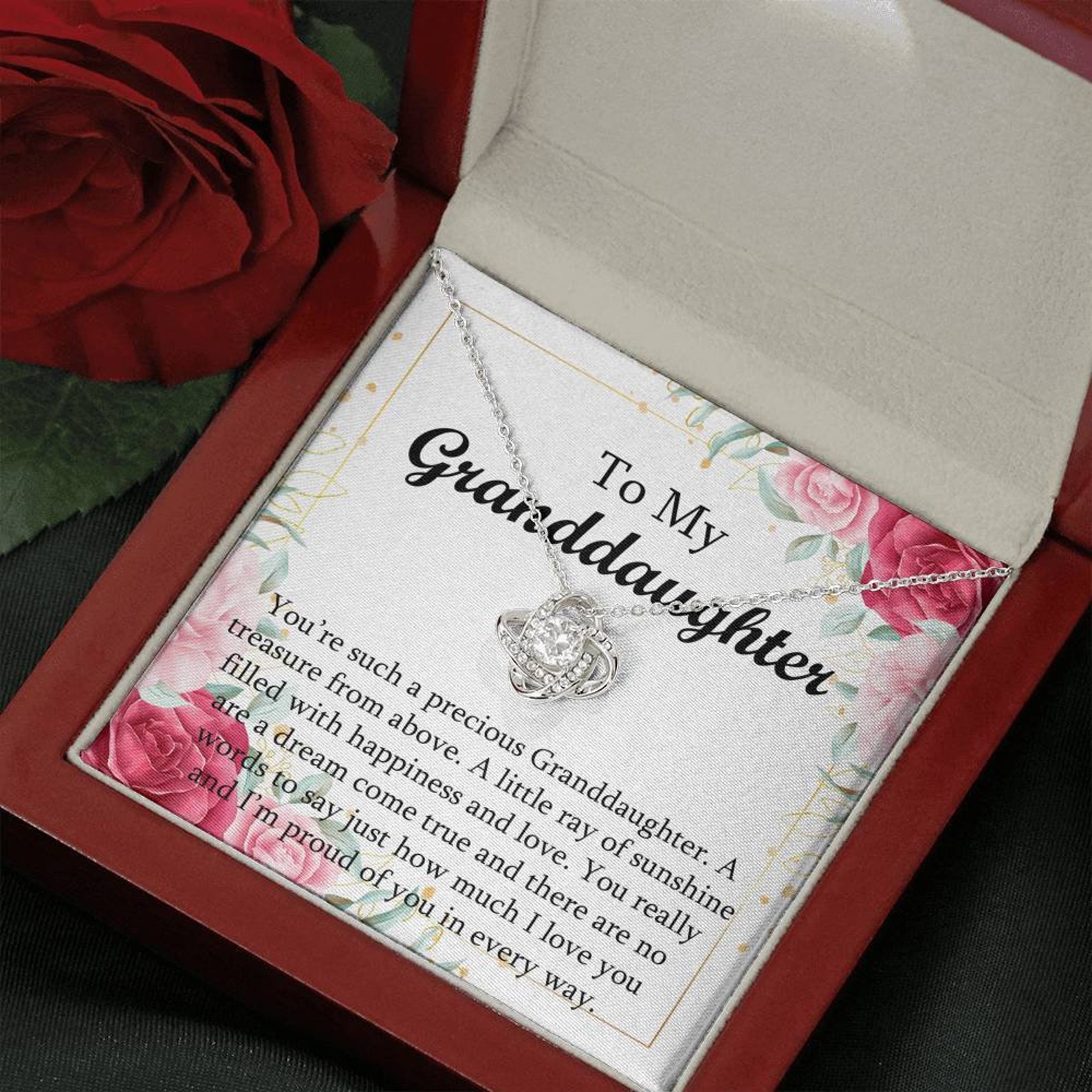 Granddaughter Gift from Grandparents Gift for Granddaughter Etsy