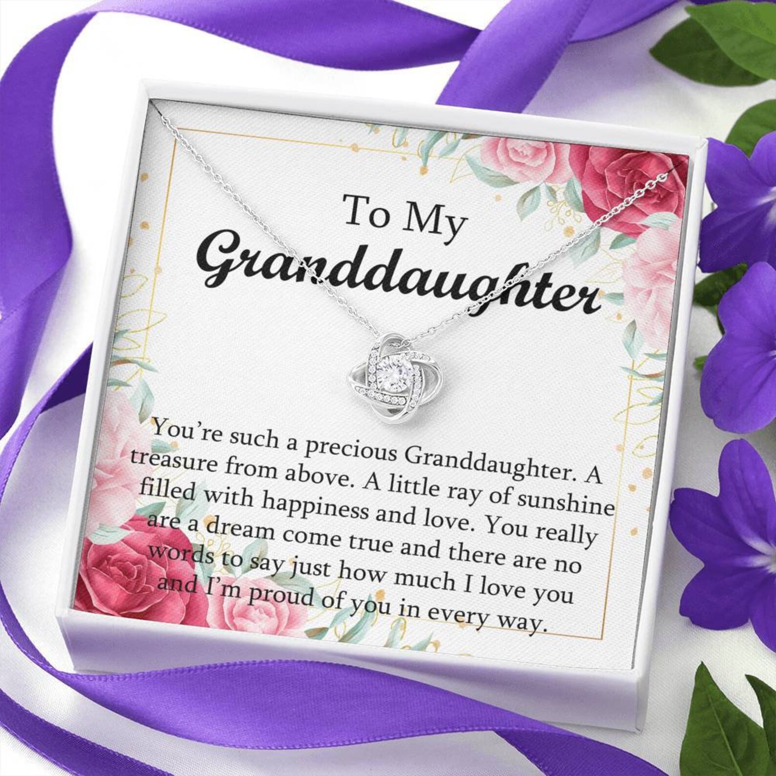 Granddaughter Gift from Grandparents Gift for Granddaughter Etsy