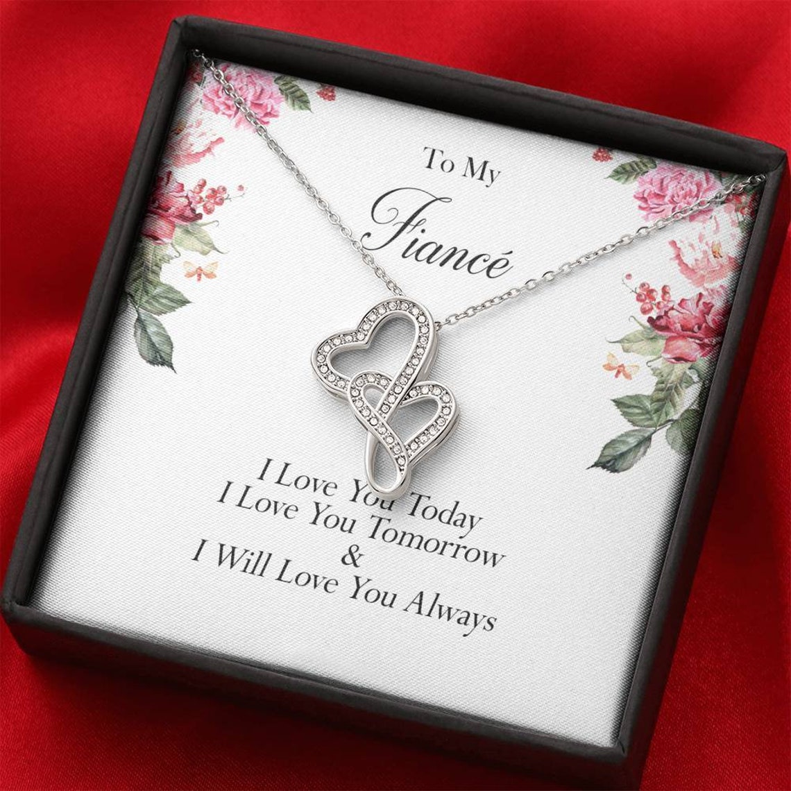 To my fiance necklace Clearance