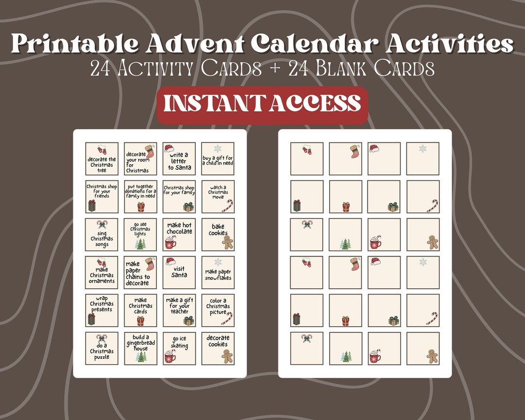 Printable Advent Calendar Activity Cards With Blank Cards Number printable-advent-calendar-activity-cards-with-blank-cards-number