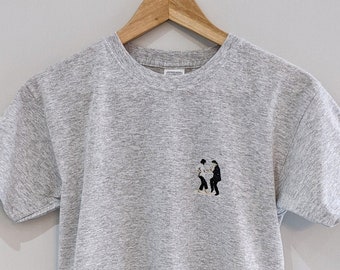 Pulp Fiction Embroidered T-Shirt Unisex