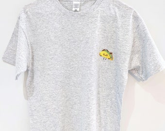 Happy Taco Embroidered T-Shirt Unisex