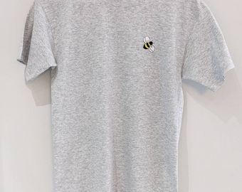 Bumblebee Embroidered T-Shirt.  Unisex