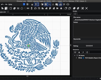 MEXICO Embroidery dST file