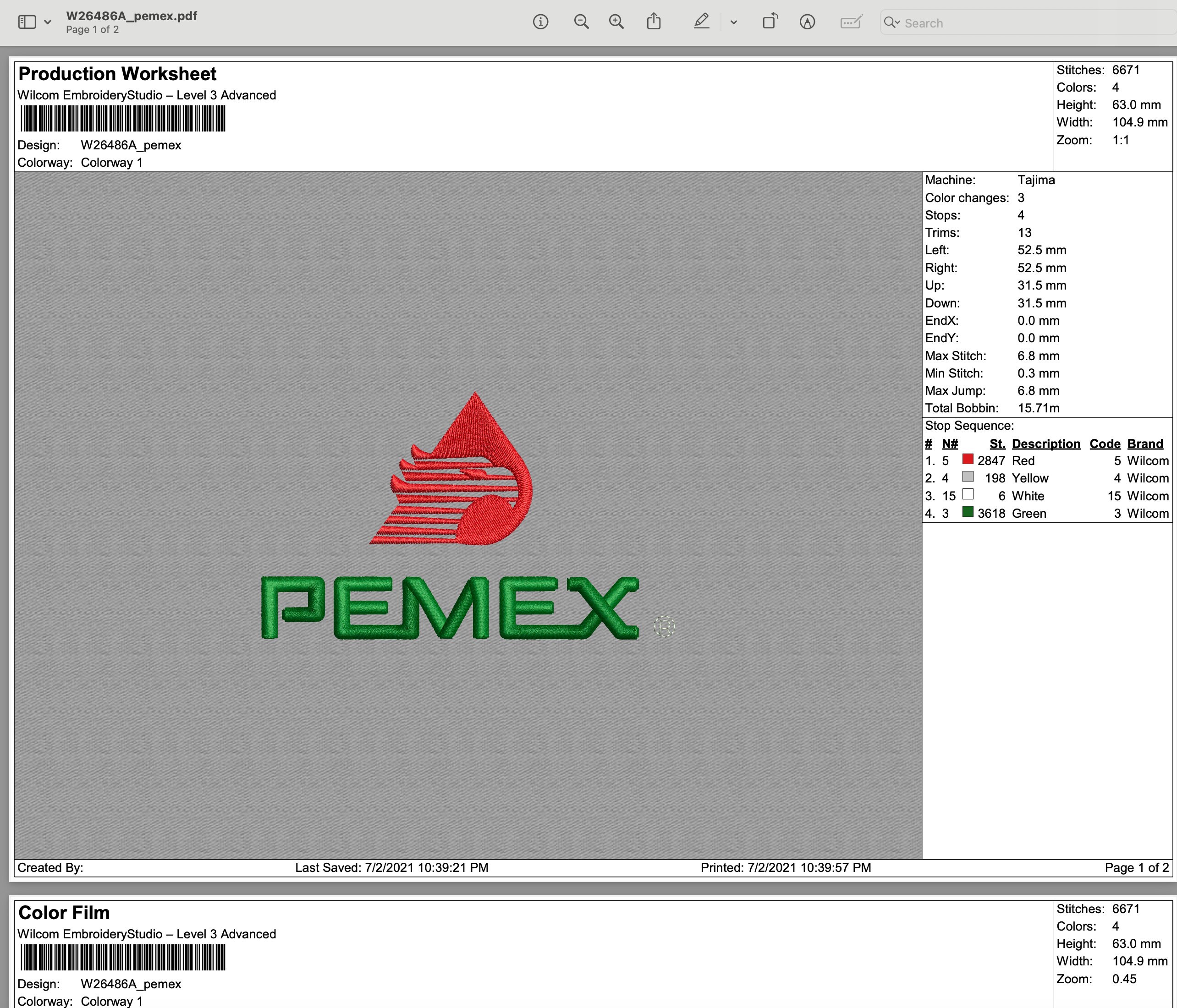 thumbnail image 2 of Pemex Lanyard With Decal Sticker - Mexico Oil Fan Gear 2 of 4