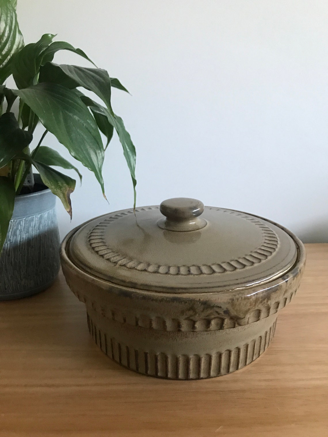 Vintage Bendigo Pottery Casserole Dish Bendigo Pottery Etsy Australia