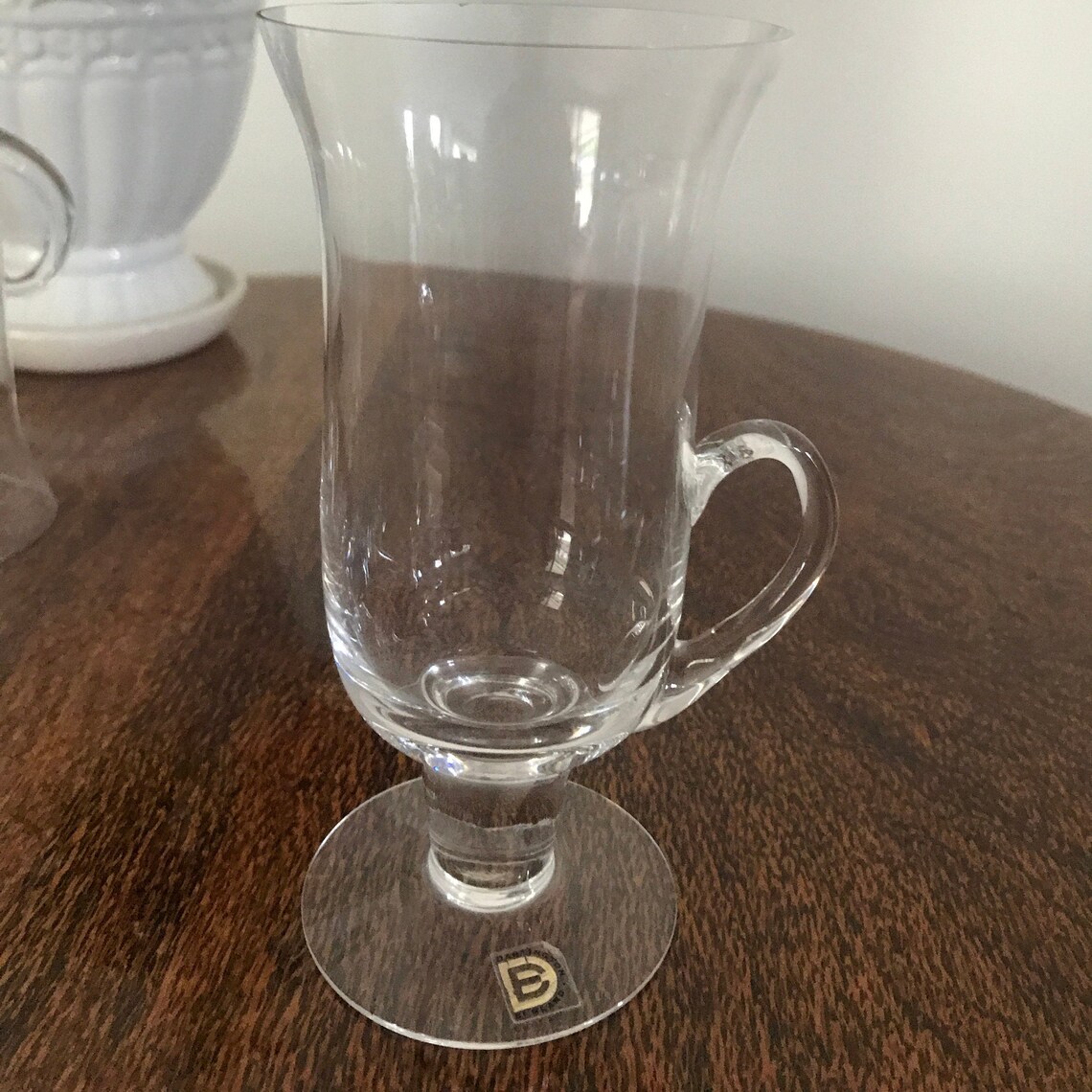 Vintage Dartington Crystal Irish Coffee Glasses 4 Frank Etsy