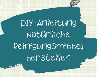 DIY-Anleitung Natürliche Reinigungsmittel herstellen DIY-Bausätzen für nachhaltige Haushaltsprodukte