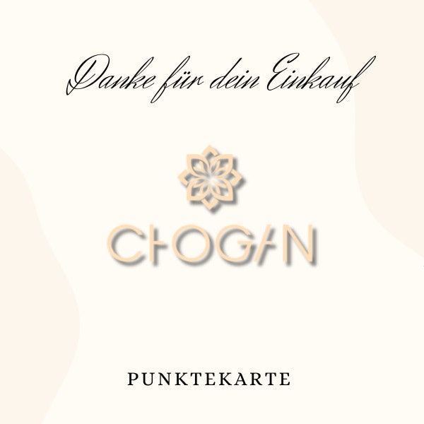 Chogan Treuekarte Dankeskarte Punktekarte Digitaler Download als Visitenkarten Format