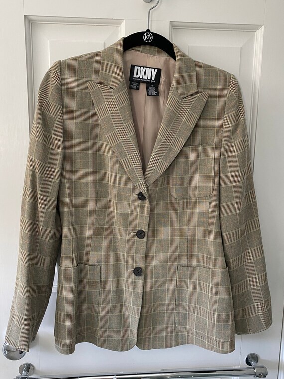 DKNY plaid jacket