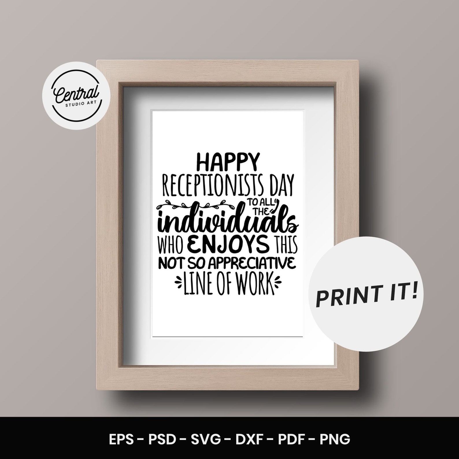 Happy Receptionists Day To All The Individuals Who Enjoys This Etsy