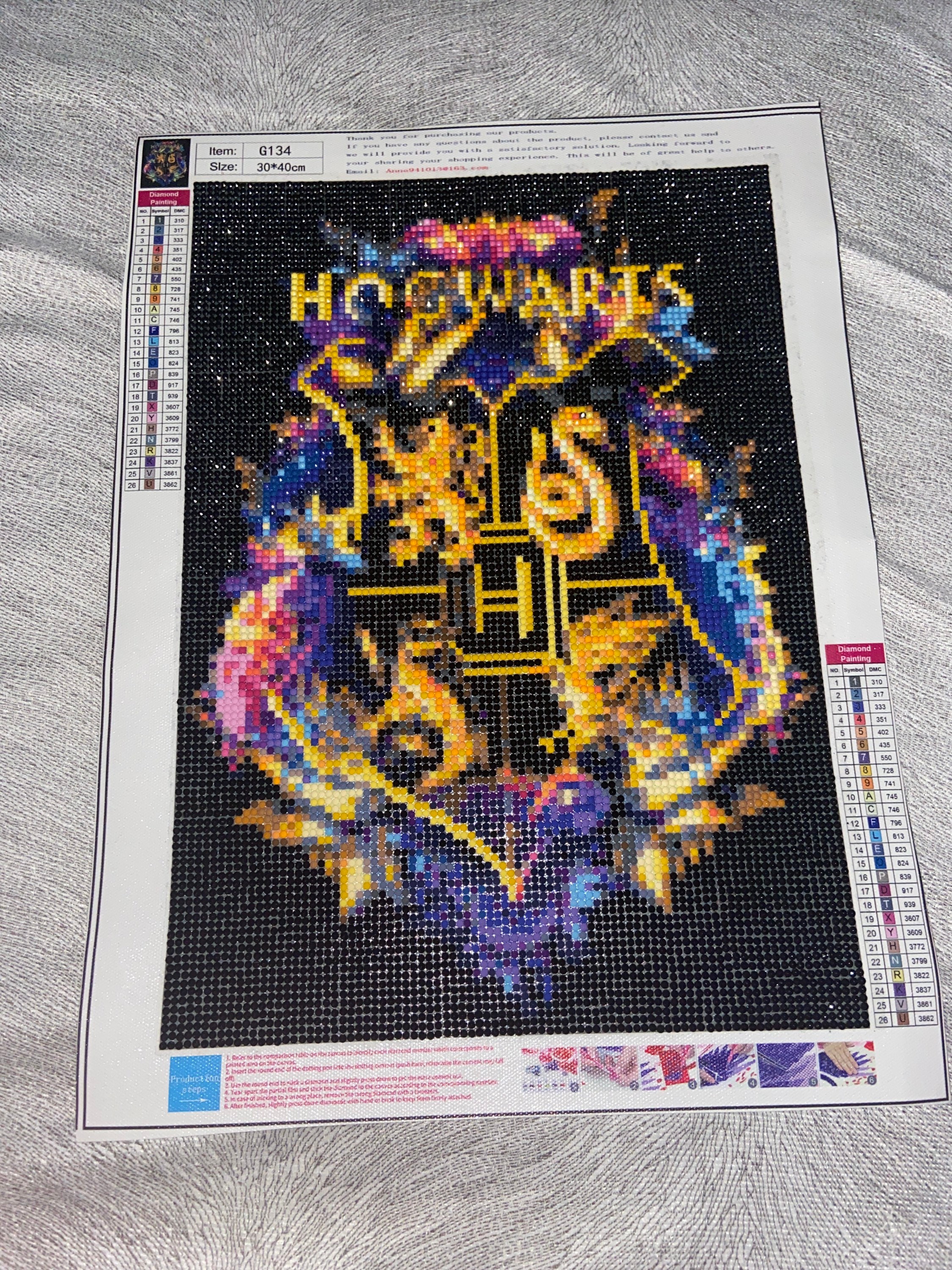 Completed 3D Hogwarts Diamond Painting Etsy Completed 3D Hogwarts Diamond Painting Etsy