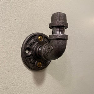 Ganchos de toalla de baño industrial par | Etsy