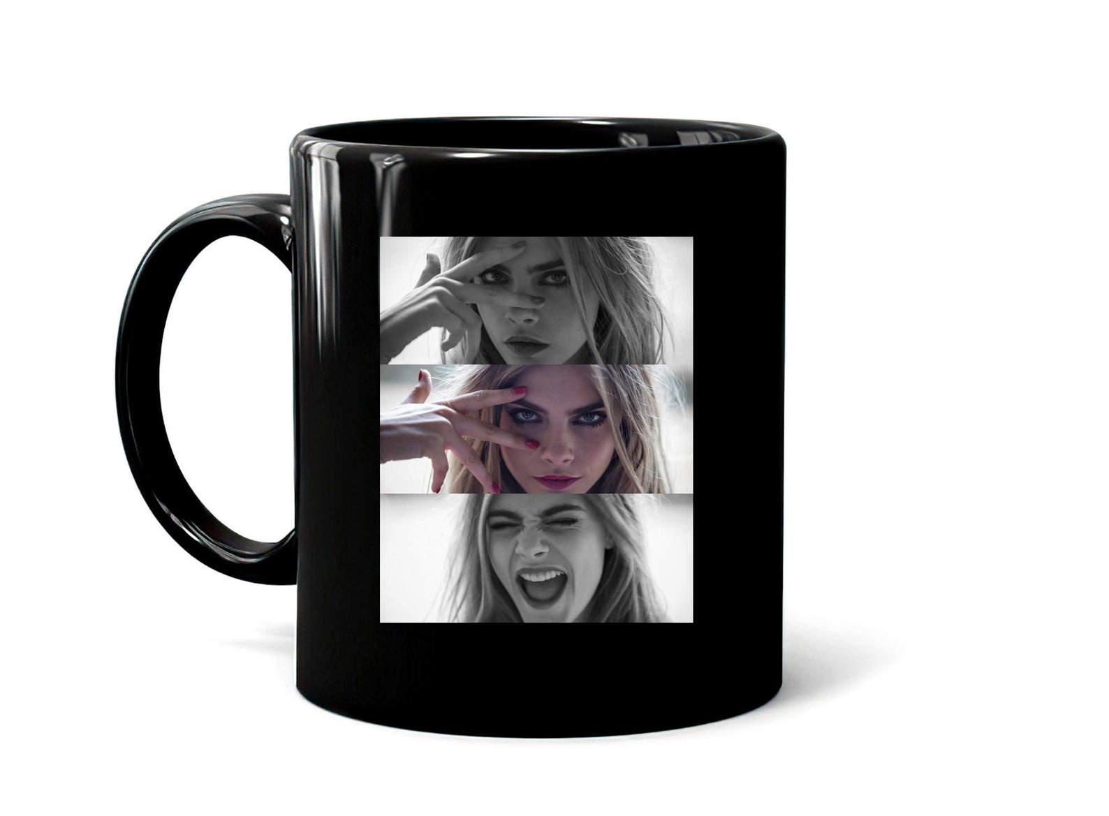 Cara Delevingne Kaffee Tee weiß schwarz Becher Tasse D131 | Etsy