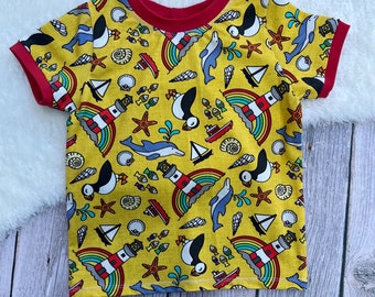 Coastal T shirt toddler to children sizes