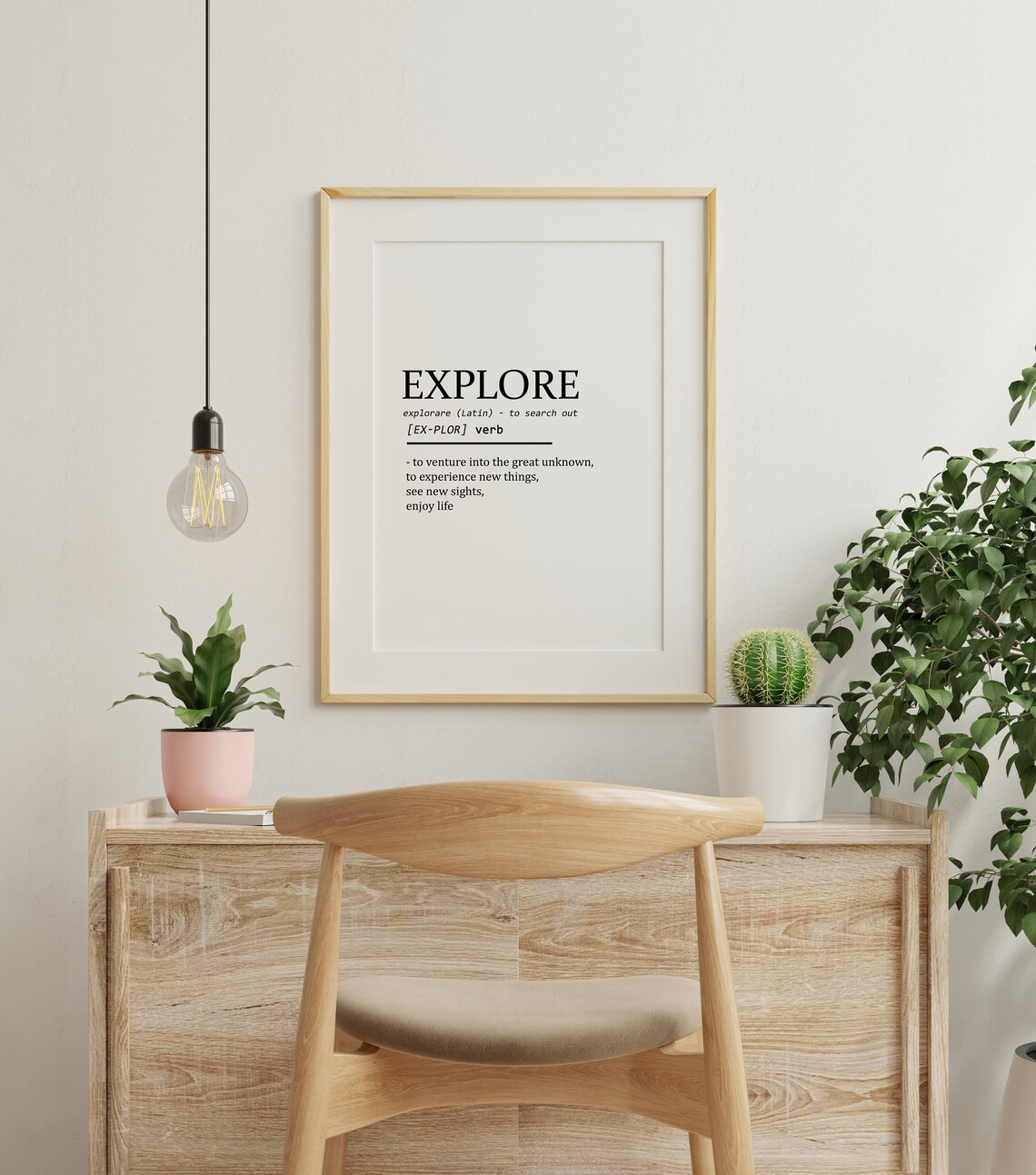 Explore Word Definition Quote Poster Travel DIGITAL COPY Etsy