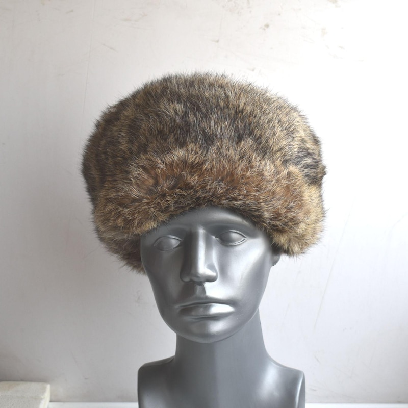 Rabbit Fur Hat - Etsy UK