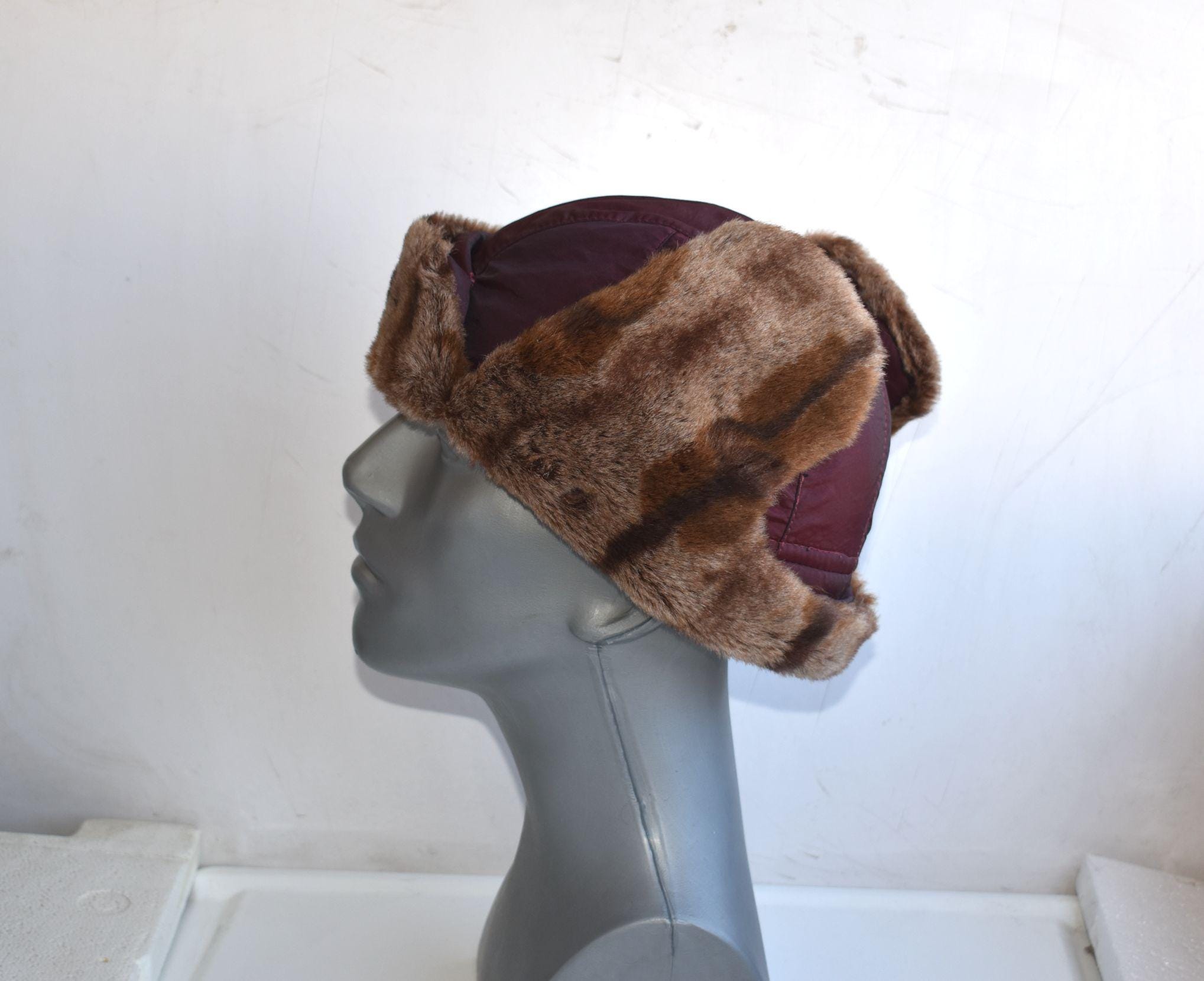 Wigens Faux Fur Winter Hat 61 Wigéns | Blue Nylon Fleece Lined Baseball Cap | Fine  main image 4