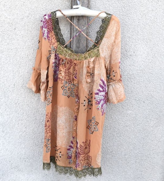 Vintage Odd Molly Size 2 Boho Bohemian Indie Hipp… - image 2