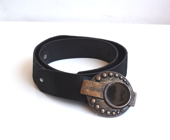 Just Cavalli Belt Just Cavalli Outlet: Belt men - Black | 77QA6F20ZP295  main image 4