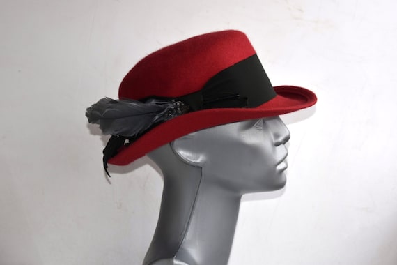 Vintage Ottmar Reich Red Black Women