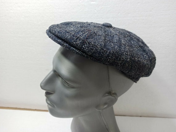 Vintage Men's Newsboy Cap Louisville Grey Blue -  Australia