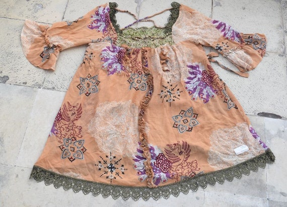 Vintage Odd Molly Size 2 Boho Bohemian Indie Hipp… - image 1