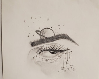 Eye Drawing (1,000+ Eye Drawing) | Etsy
