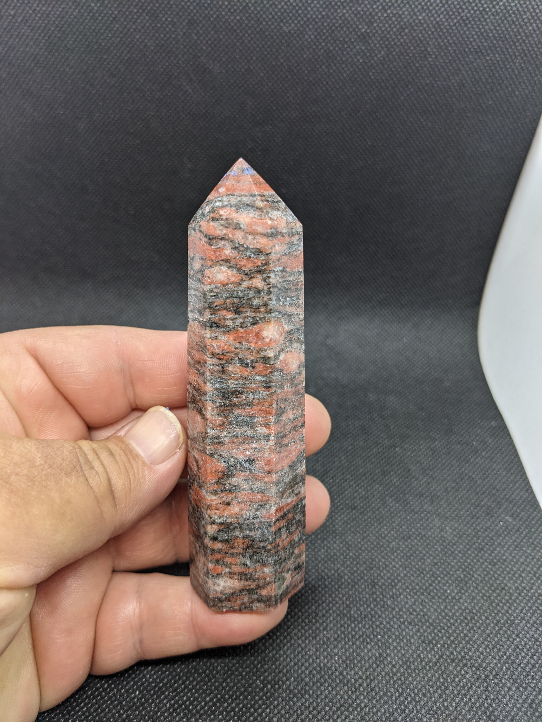 Beautiful and Rare Red Zebra Jasper Tower Etsy