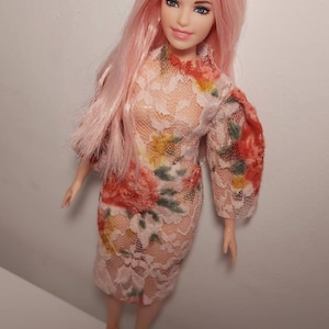 Floral Lace Dress for 11.5-inch Fashion Doll