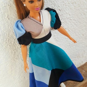 Clothes for Curvy Dolls, Doll clothes for Fashion Dolls, Clothes for 11.5-inch Fashion dolls