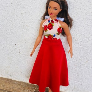 Clothes for Curvy Dolls, Doll clothes for Fashion Dolls, Clothes for 11.5-inch Fashion dolls
