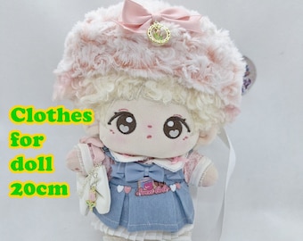 Clothes doll 20cm, outfit for doll 20cm, Plush Doll clothes