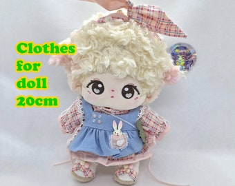 Clothes doll 20cm, outfit for doll 20cm, Plush Doll clothes