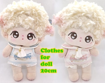 Bear navy sailor, Baby suitfor doll 20cm, Clothes doll 20cm, outfit for doll 20cm, Plush Doll clothes