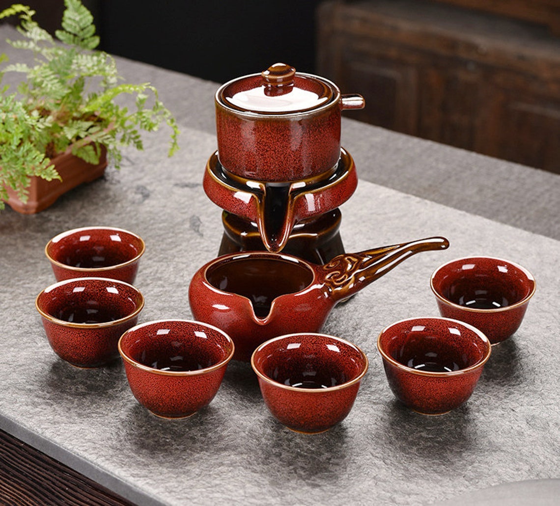 Automatic Tea Set Personalized Tea Set Household Tea Set Etsy