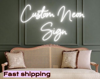 Custom Neon Sign, Neon Sign, Room Decor, LED Neon Light, Neon Bar Sign, Neon Bedroom Sign, Neon Light, Aesthetic Personalized Neon Sign