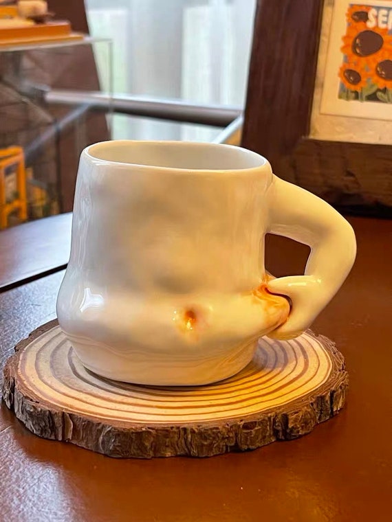 Cute Fat Belly Mug Coffee Mug Handmade Ceramic Mug - Etsy