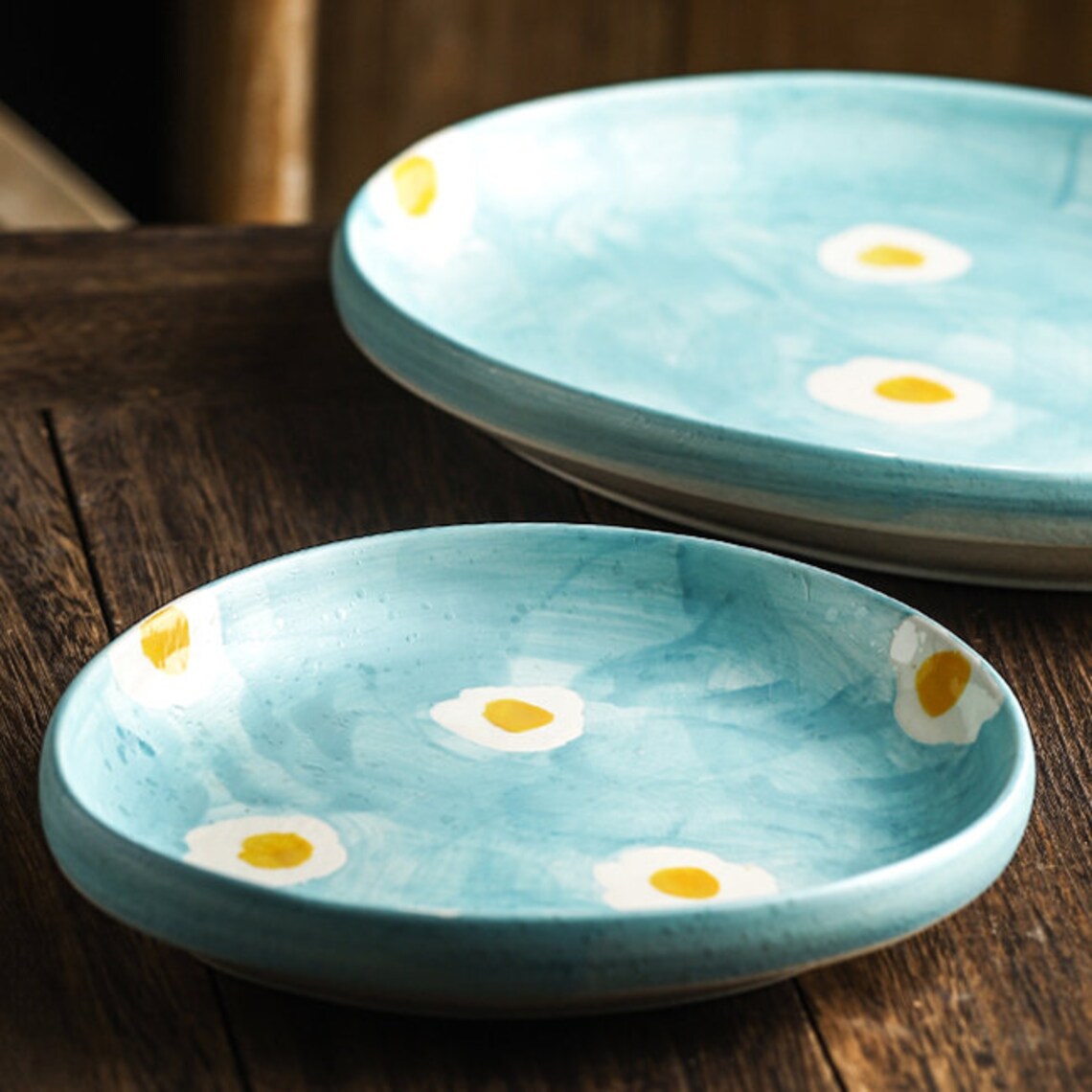 Japanese Ceramic Dessert Plate Sushi Plate Irregular Etsy