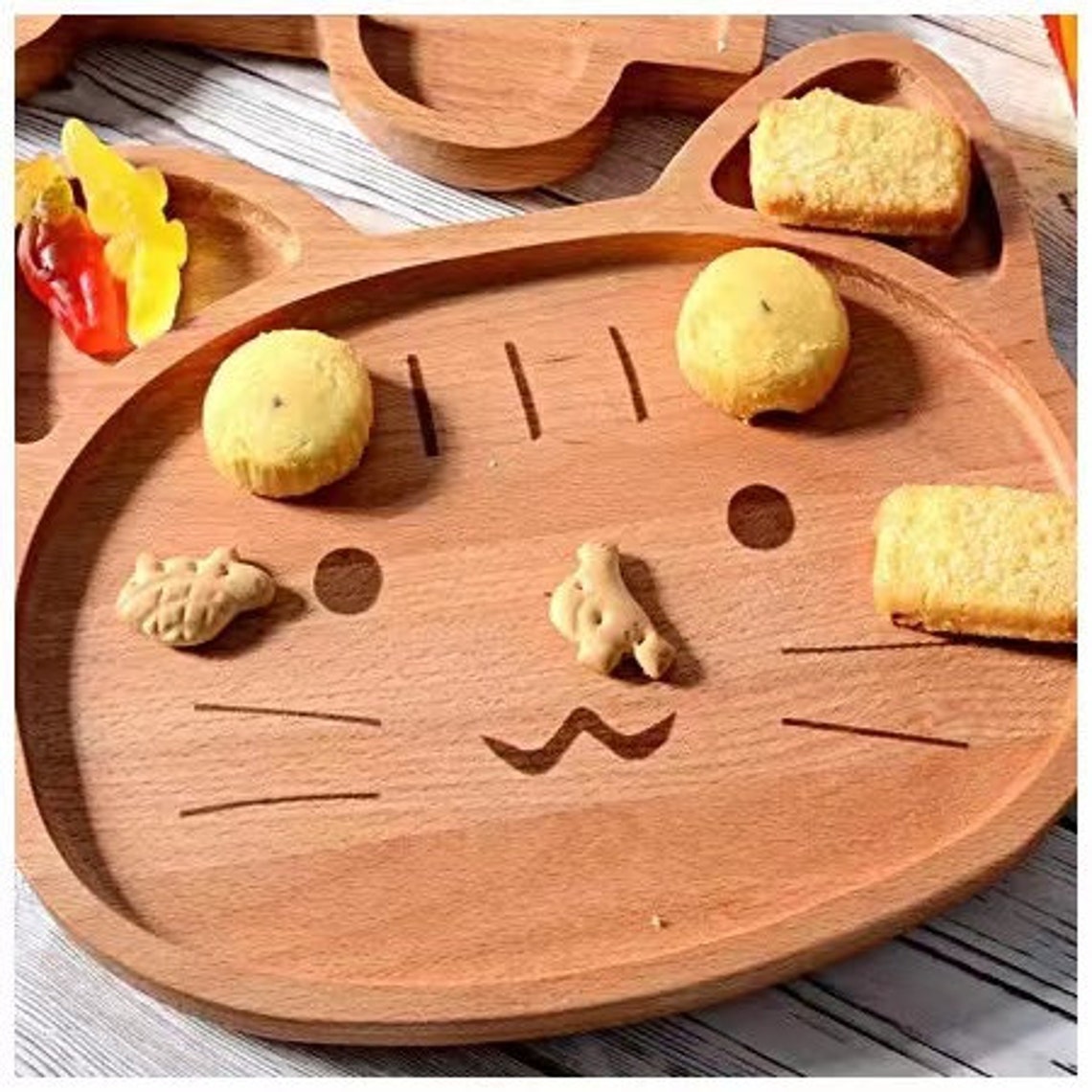 Kids Plate Wooden Plates Child's PlateHandmade Etsy