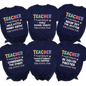 Teacher Most Likely To Shirts, Matching Teacher Shirts, Custom School Team T-shirt, Teacher Team Shirts, Teacher Squad Shirt, Teacher Gift