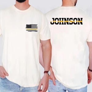 911 Dispatcher Tee, Thin Gold Line Shirt, Dispatcher Operator Tee, Police Dispatcher Gift, Dispatch Tee, Emergency Dispatcher T-Shirt