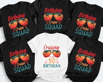 Birthday Cruise Shirt, Birthday Cruise Squad T-shirt, Birthday Cruise Crew Shirt, Matching Birthday Cruise Shirt, Birthday Trip Shirt