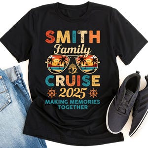 Personalized Family Vacation Shirts, Matching Family Cruise Tshirt, Custom Family Cruising Tshirt, Family Cruise 2025, Cruise Squad Shirts