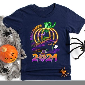 Halloween Cruise Squad 2024 Pumpkin Family Shirts, 2024 Halloween Cruise Shirt, Family Cruise Shirts, Cruise Group Shirts