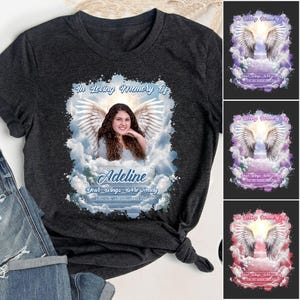 Personalized In Loving Memory Tshirt, RIP Tee, Forever In Our Hearts, Rest In Peace Memory Shirt, Remembrance Shirt, Memorial Shirt
