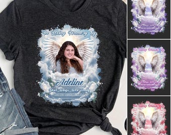 Personalized In Loving Memory Tshirt, RIP Tee, Forever In Our Hearts, Rest In Peace Memory Shirt, Remembrance Shirt, Memorial Shirt
